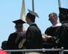 Receives his diploma